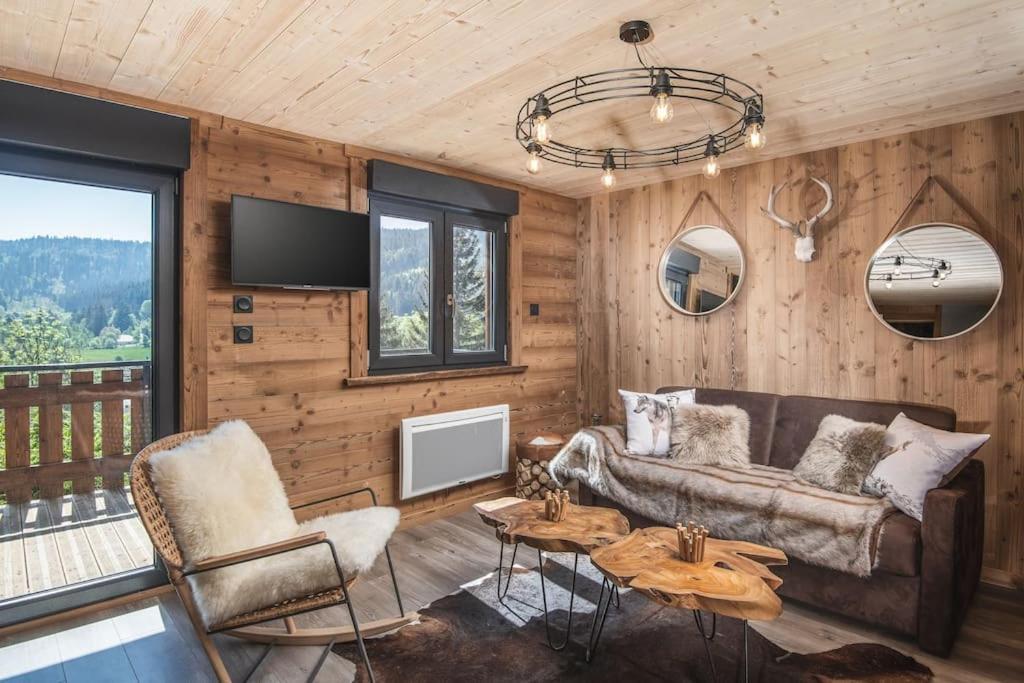 ג'רארדמר Charmant Chalet Cosy & Paisible En Pleine Nature - Refuge Idyllique Pour 5P מראה חיצוני תמונה